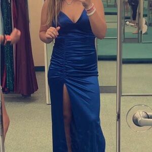 Elegant Blue Evening Dress